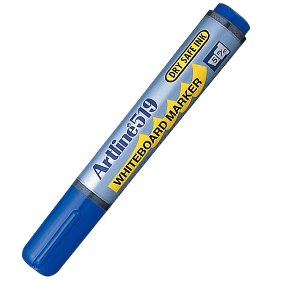 Artline 519 Whiteboard Marker Pack of 12 (Blue Colours) | For Classrooms, Offices, & Meeting Rooms