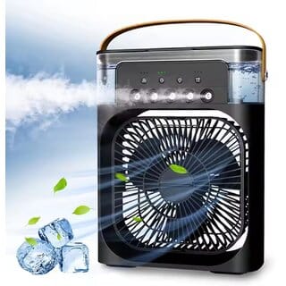 Portable Fan 5 Speed Settings Green (Black) Portable Fan 5 Speed Settings Green (Black)