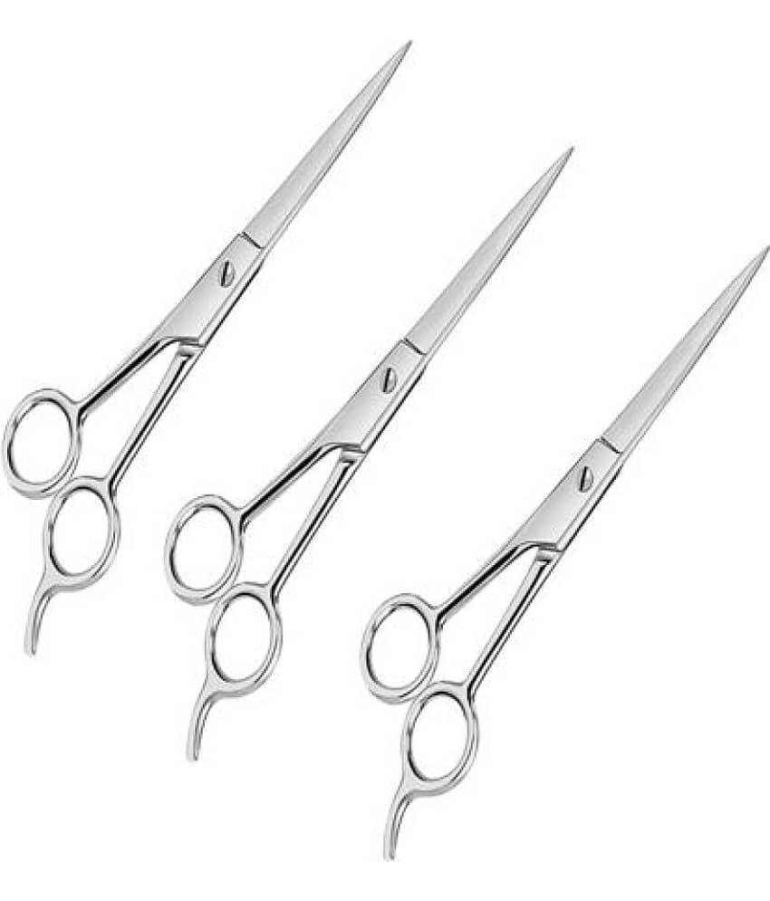DKUY 6.5 Inch Barber Hair Cutting Scissor Combo Pack of 3