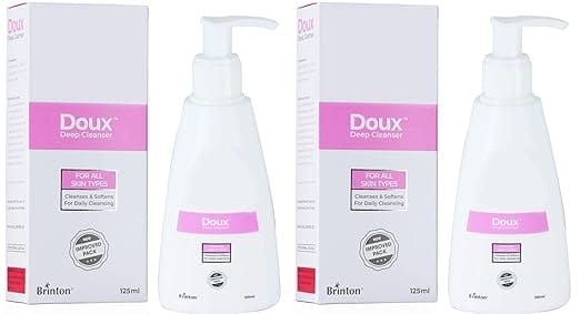 Brinton Doux Deep Cleanser Face Cleansing Cream 125 ml| For All Skin Types x Pack of 2