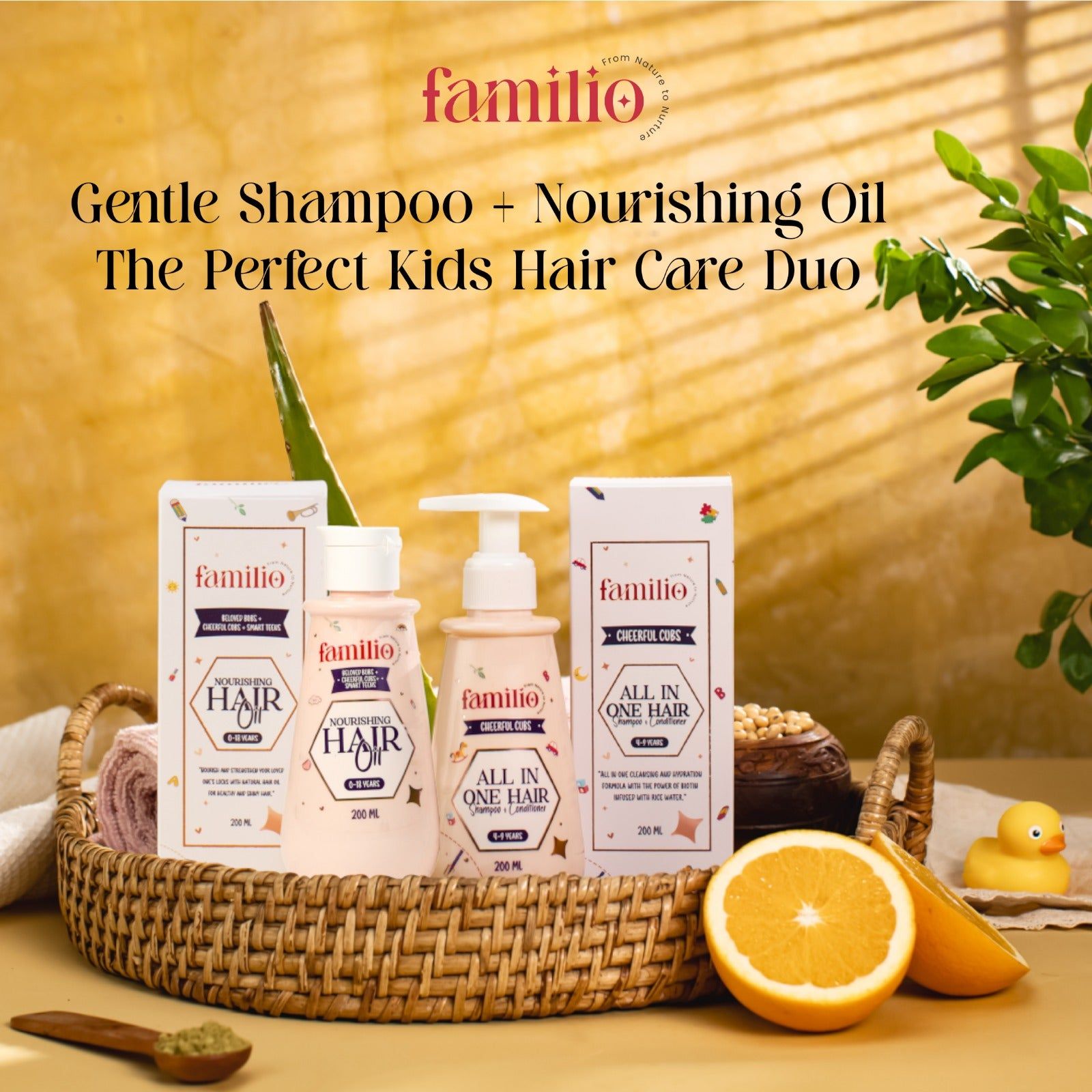 The Gentlest All in One Shampoo and Hair Oil Combo