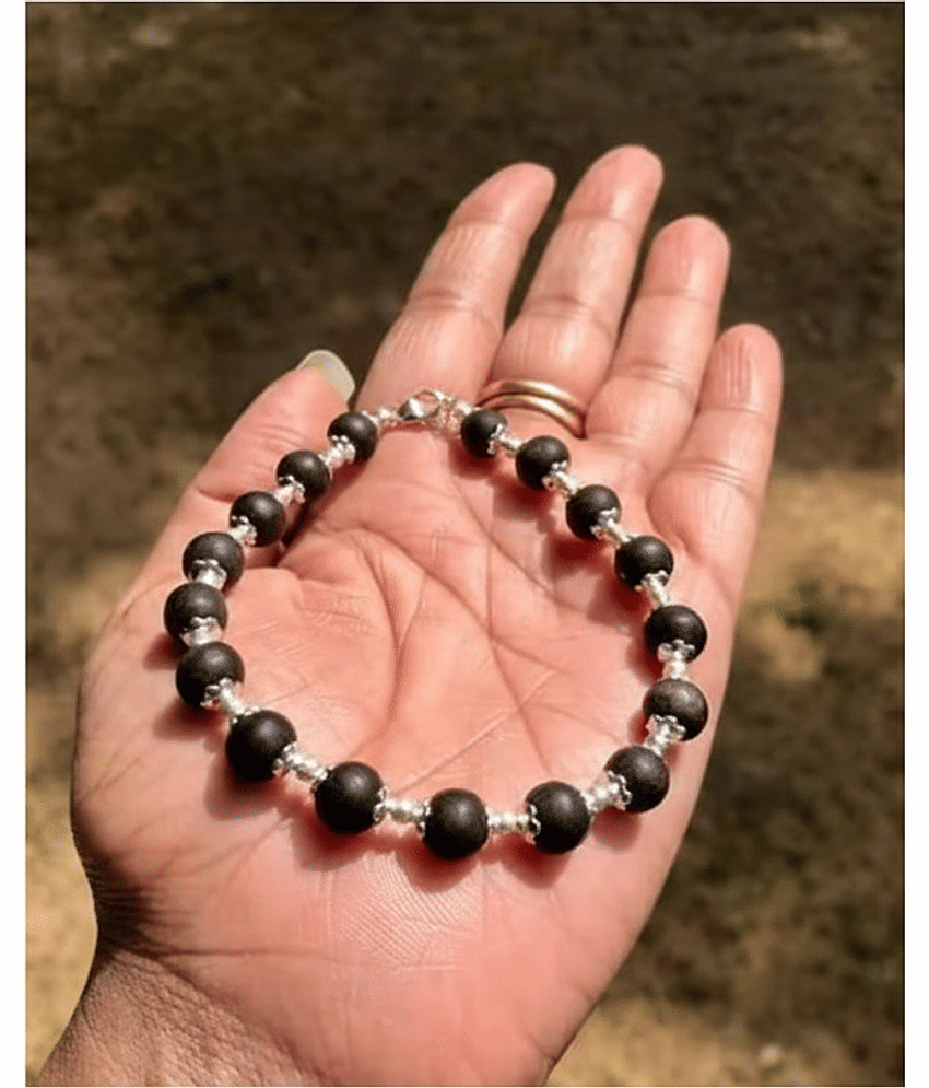 Dzinetrendz Black Bracelet ( Pack of 1 )