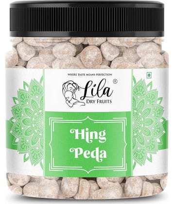 LILA DRY FRUITS Hing Peda 400 g | Tasty Aromatic Digestive Snack | Heeng Goli Traditional Indian Mouth Freshener | Asafoetida Perfect for Giftings