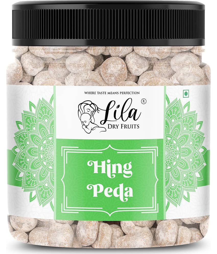 LILA DRY FRUITS Hing Peda 400 g | Tasty Aromatic Digestive Snack | Heeng Goli Traditional Indian Mouth Freshener | Asafoetida Perfect for Giftings