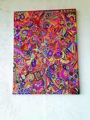 When Colors Speak Canvas Print 18X24 inches