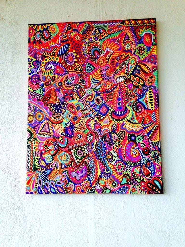 When Colors Speak Canvas Print 18X24 inches