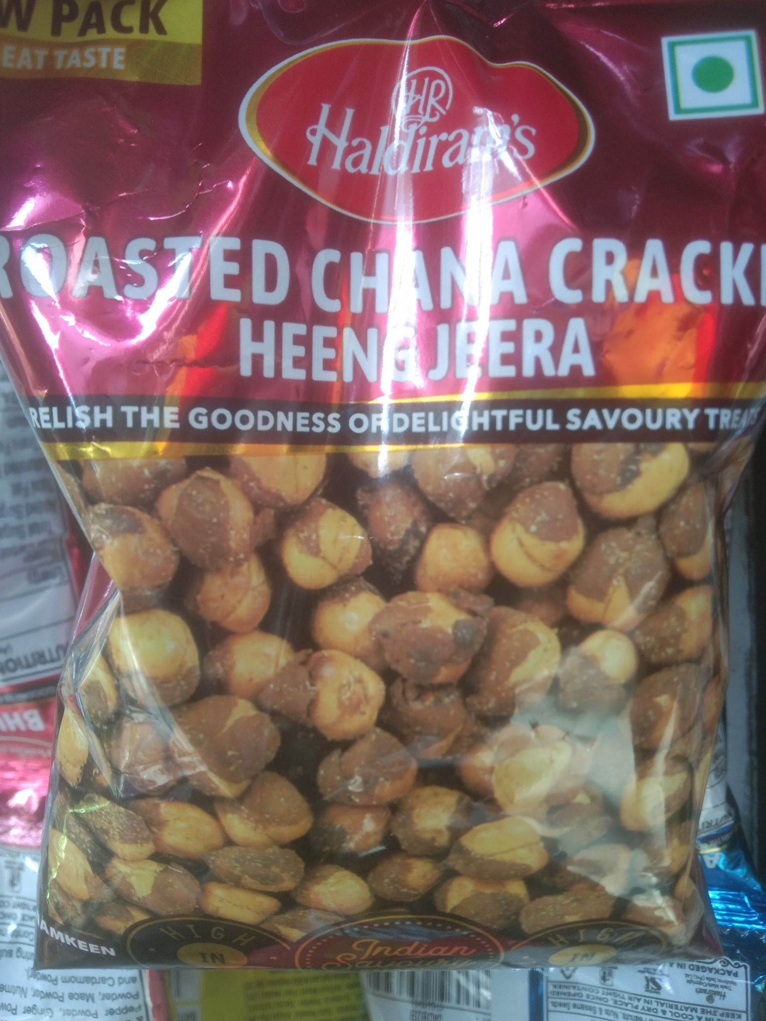 Haldiram roasted chana cracker heeng jeera   38g