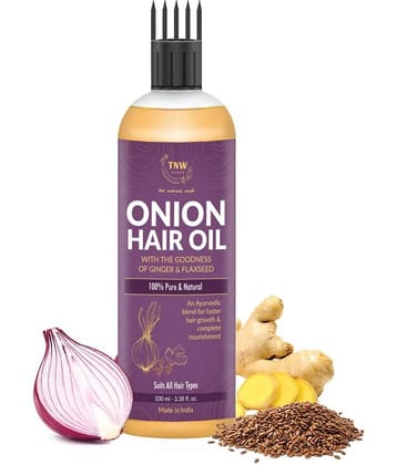 TNW - The Natural Wash Onion Hair Oil | For Strong & Healthy Hair | Suitable for All Hair Types