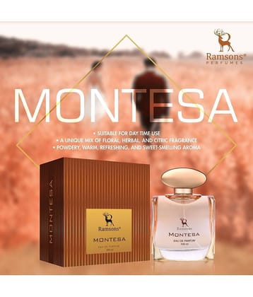 Ramsons - MONTESA Eau De Parfum Perfume For Men Long Lasting Premium Perfume 100 ml (Pack of 1)