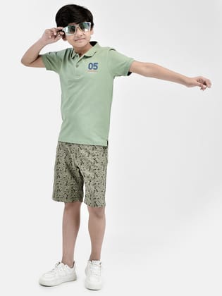 Green T-shirt-7-8Y / Green