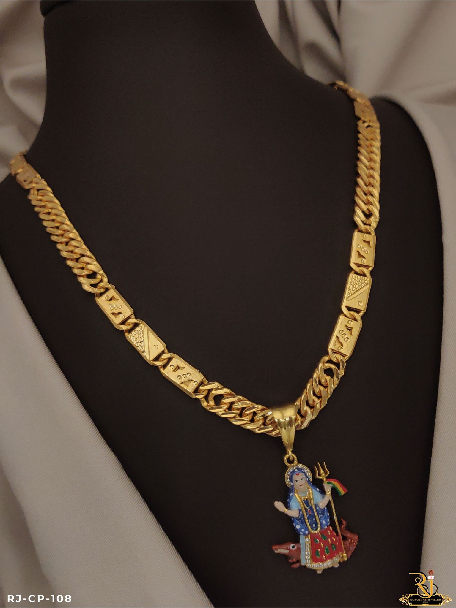 Makhodal Pendant With Kadiwith buiskit Chain CP-108
