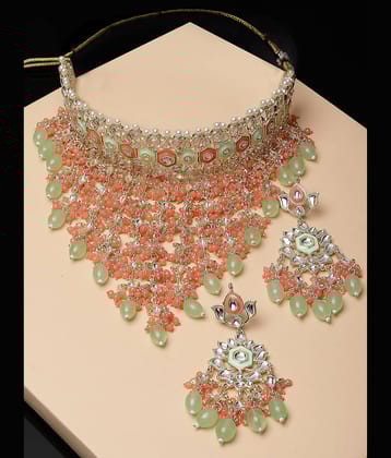 Studio Sukkhi - Red Alloy Necklace Set ( Pack of 1 )