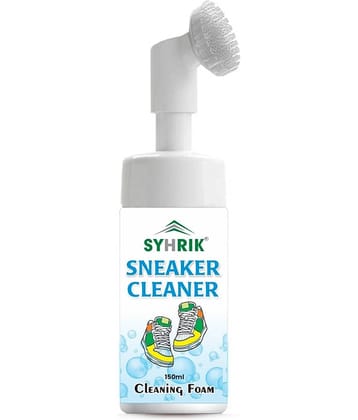 Instant Sneaker Cleaner Foam with Soft Brush Shoe Cleaning Solution for All Shoe Types
