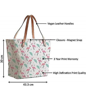 SAKWOODS Handheld Canvas Set of 1 ( White )