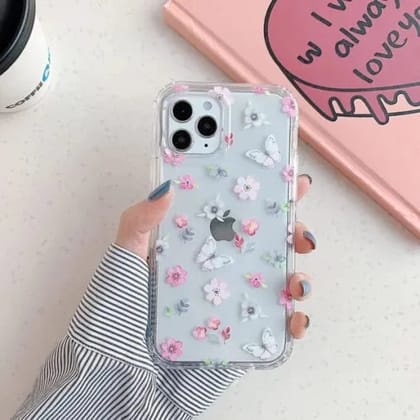 Floral Flower Custom Slim Soft Cases-Design 1