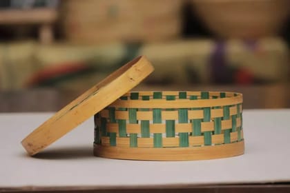 Tisser Bamboo Round Box