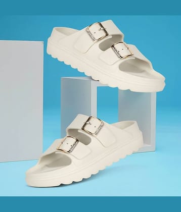 Aqualite Beige Women's Floater Sandals