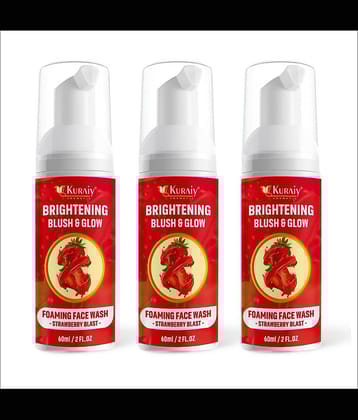 KURAIY Face Wash Soothing Clear Calming Facial Cleanser 60ml pack of 3