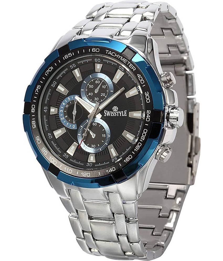 Swisstyle - Silver Metal Analog Men's Watch