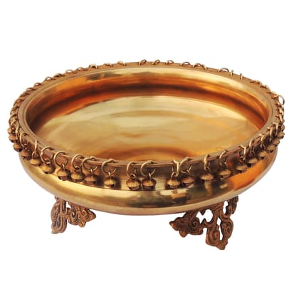 Brass Decorative Urli - Classic Brass Design, Diameter : 13 Inch (BSMAS1405 C)