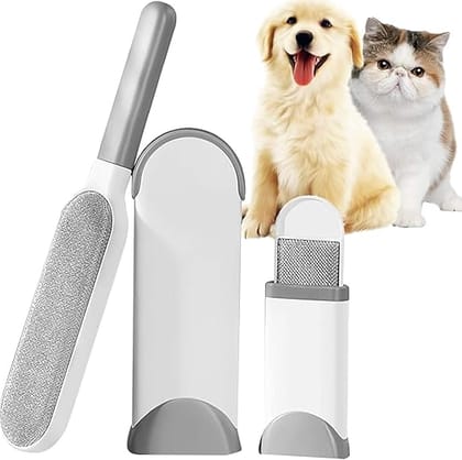 Pet Hair Remover Reusable Lint Brush, Effective Fur and Hair Removal for Furniture, Carpets, Clothes, and Car Seats