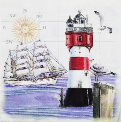 Decoupage Napkin / Tissue papers - 33cm by 33cm - GT1520