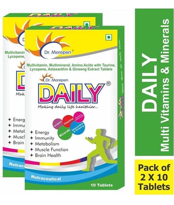 Dr. Morepen Daily Multivitamin & Mineral Tablets 60 gm Multivitamins Tablets Pack of 2