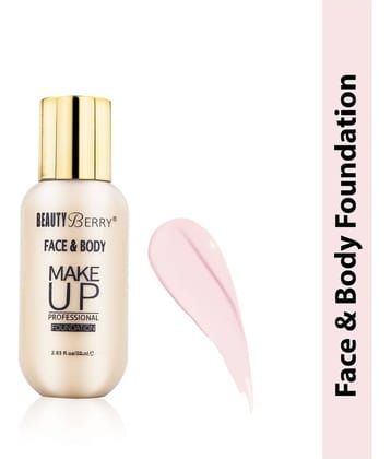 Beauty Berry Face & Body Makeup Professional Foundation - Pack of 1