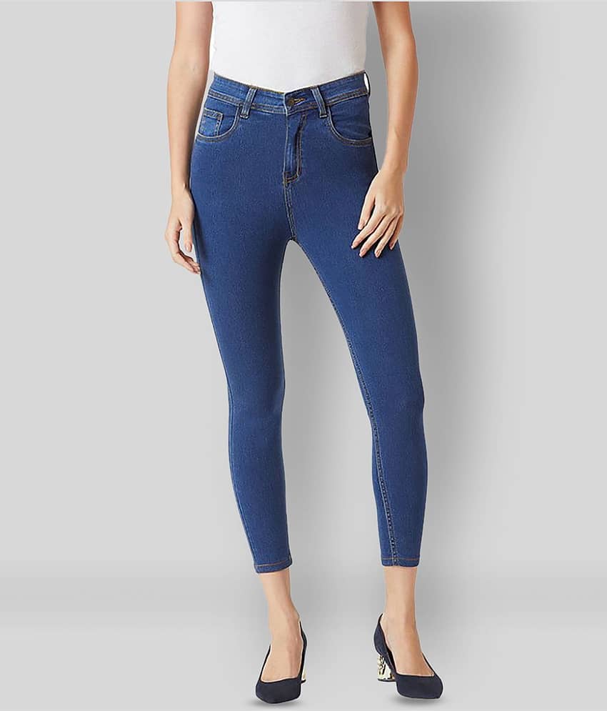 Miss Chase - Blue Denim Women's Jeans ( Pack of 1 )