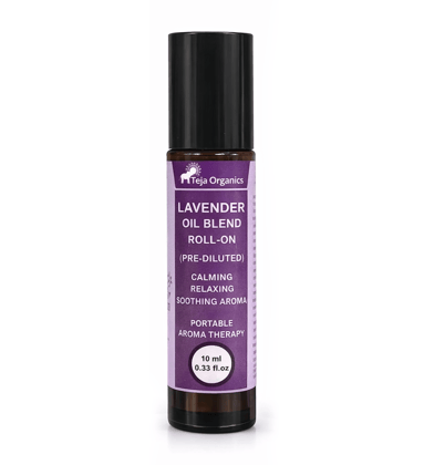 Lavender Roll-On 10 ml | Lavender Essential Oil Roll On | Aromatherapy Blend | help reduce stress, calm the mind, and support restful sleep.