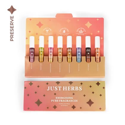 Energising Pure Fragrances Floral & Citrus Energising Pure Fragrances Floral & Citrus - Set of 8 EDPs
