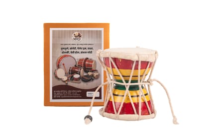 Pellet Drum Musical Instrument with Traditional Design and Rhythmic Sound Pellet Drum Musical Instrument with Traditional Design and Rhythmic Sound