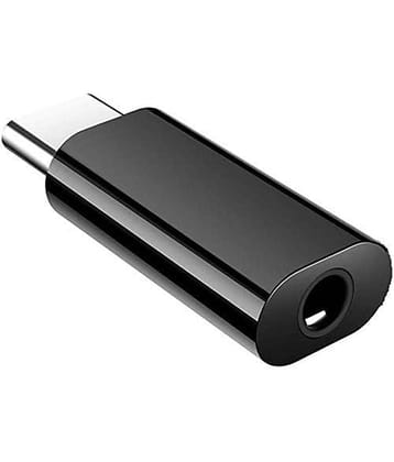 Padmavathi Enterprises - Type C Male To Audio Jack Female Adapter Headphone Earphone Jack Aux Adapter for Type C Mobile - Pack Of 2
