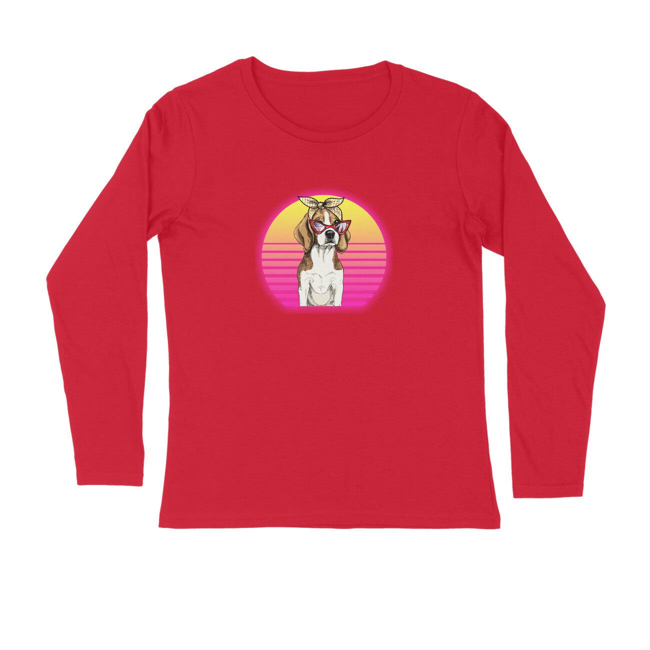 Full Sleeves Round Neck (Men) - Lil Miss Beagle (7 Colours)