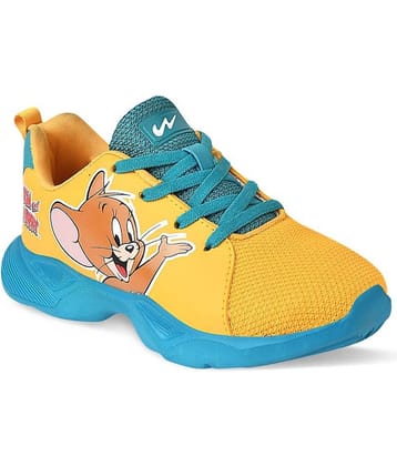 Campus - Yellow Boy's Sports Shoes ( 1 Pair )