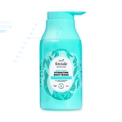 Hula Hoop HydraLock Body Wash by Foxtale | 24Hrs Hydration | Hyaluronic Acid + Cica Extract + Menthol | Cleanses, Hydrates, & Repairs Skin | 6+ hours Odor Protection + Fresh Aqua Scent | 250ml Hula Hoop HydraLock Body Wash by Foxtale | 24Hrs Hydration | 