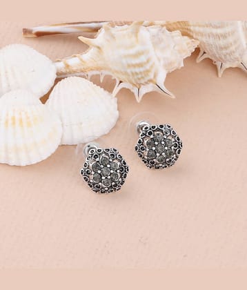 SILVER SHINE  Charm Party Wear Stud Earring For Women Girl