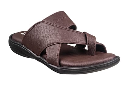 Titas Gents Brown Chappal-Tan / 5