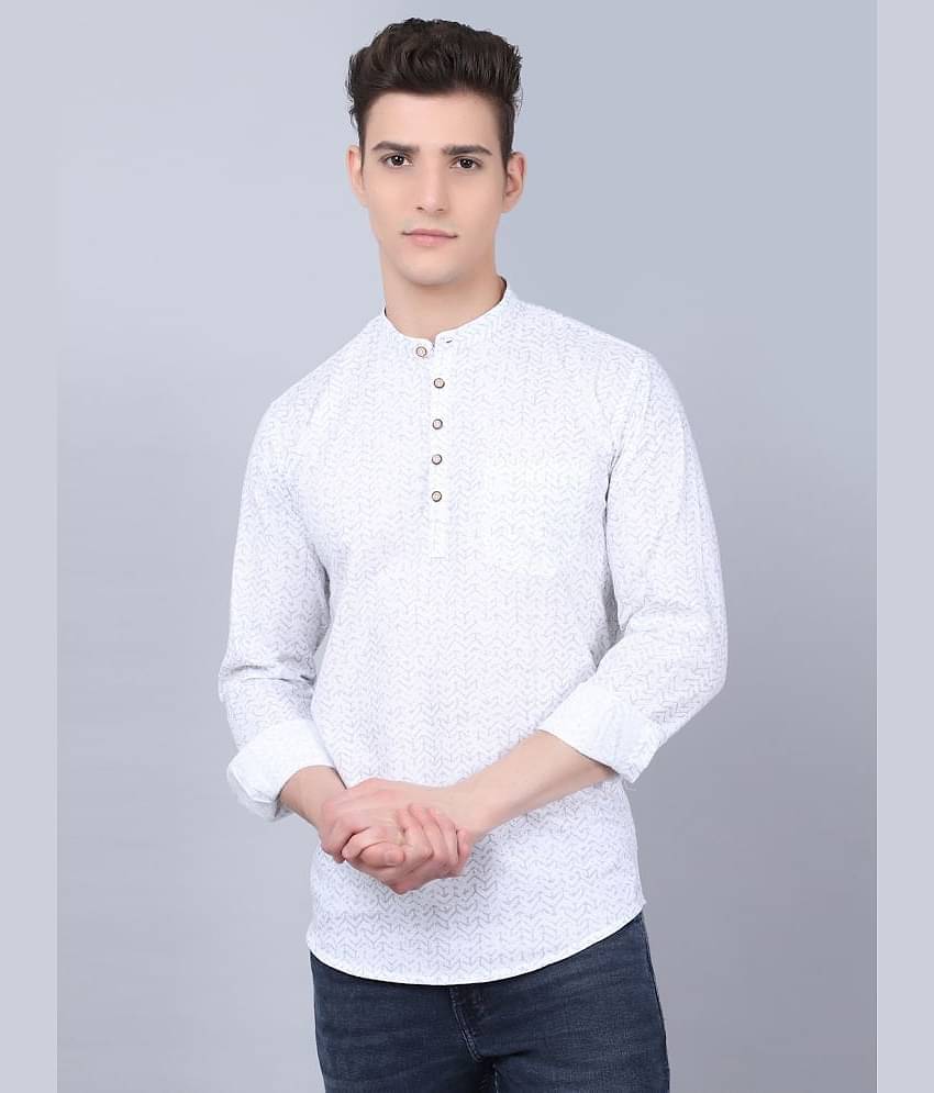 MAJESTIC MAN Green Cotton Men's Regular Kurta ( Pack of 1 )