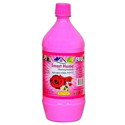 Smart Home Perfumed Herbal Phenyle - Rose, 1 L Plastic Bottle