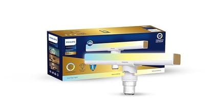 Philips GoldPerform Scene Switch T-Bulb for Home & Decoration, 10 Watts with base B22 LED T-Bulb, 3 Colors in 1 LED Bulb Philips GoldPerform Scene Switch T-Bulb for Home & Decoration, 10 Watts with base B22 LED T-Bulb, 3 Colors in 1 LED Bulb
