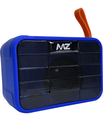 MZ S667 5 W Bluetooth Speaker Bluetooth V 5.0 with SD card Slot Playback Time 6 hrs Blue