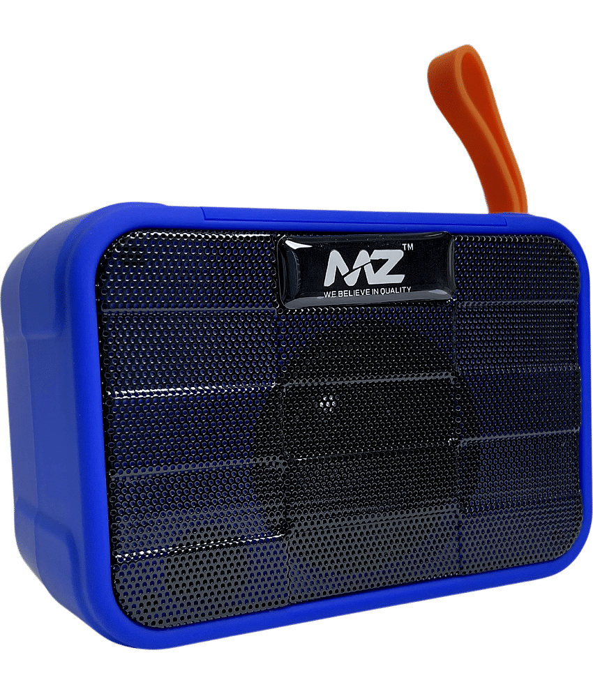 MZ S667 5 W Bluetooth Speaker Bluetooth V 5.0 with SD card Slot Playback Time 6 hrs Blue