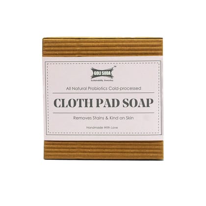 Goli Soda All Natural Probiotics Cloth Pad & Diaper Soap - 90 Gms (Pack Of 1)