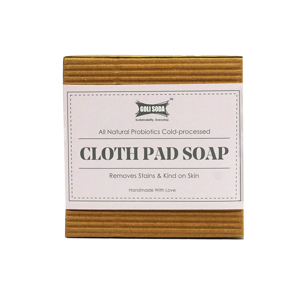 Goli Soda All Natural Probiotics Cloth Pad & Diaper Soap - 90 Gms (Pack Of 1)
