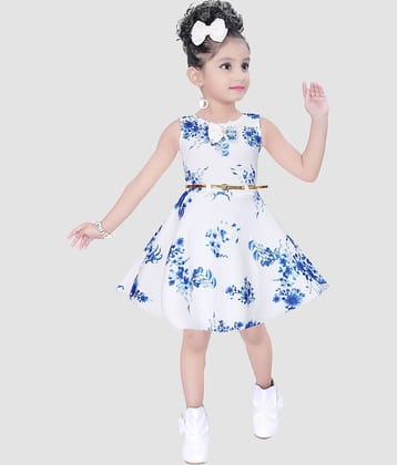 9stiches - Black Scuba Girls Frock ( Pack of 1 )