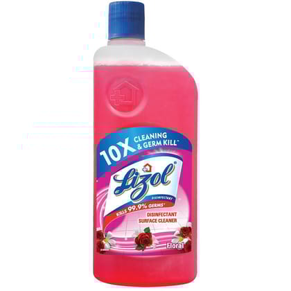 Lizol Disinfectant Surface & Floor Cleaner Liquid, Floral - 625 ml
