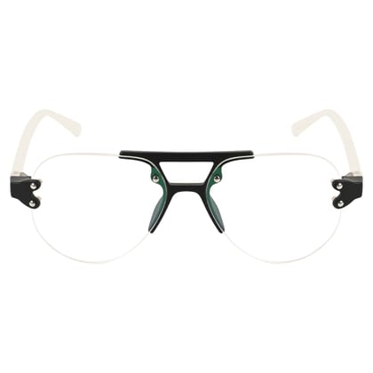 TERRY & CO | Zero Power Blue Cut Eyeglasses | Anti-Glare, UV Protection, Lightweight | For Gaming & Computer Use | Unisex | BLACK