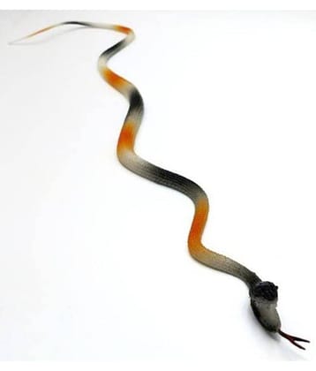 PADMAVATHI ENTERPRISES -  Realistic Multi Color - (Pack of 2)  - Baby Rubber Snakes (22 Inch) - Prank Toys & Gifts - Gag Toys - Fake Snake Toys