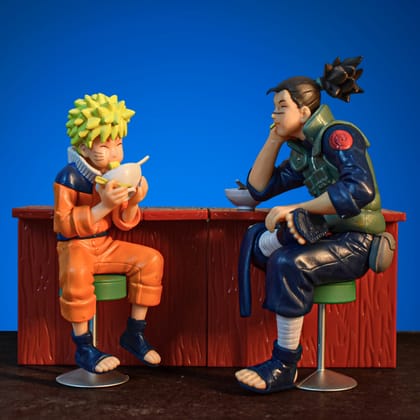 Naruto & Iruka Sensei Ramen Time – Collectible Anime Figures Set - Naruto
